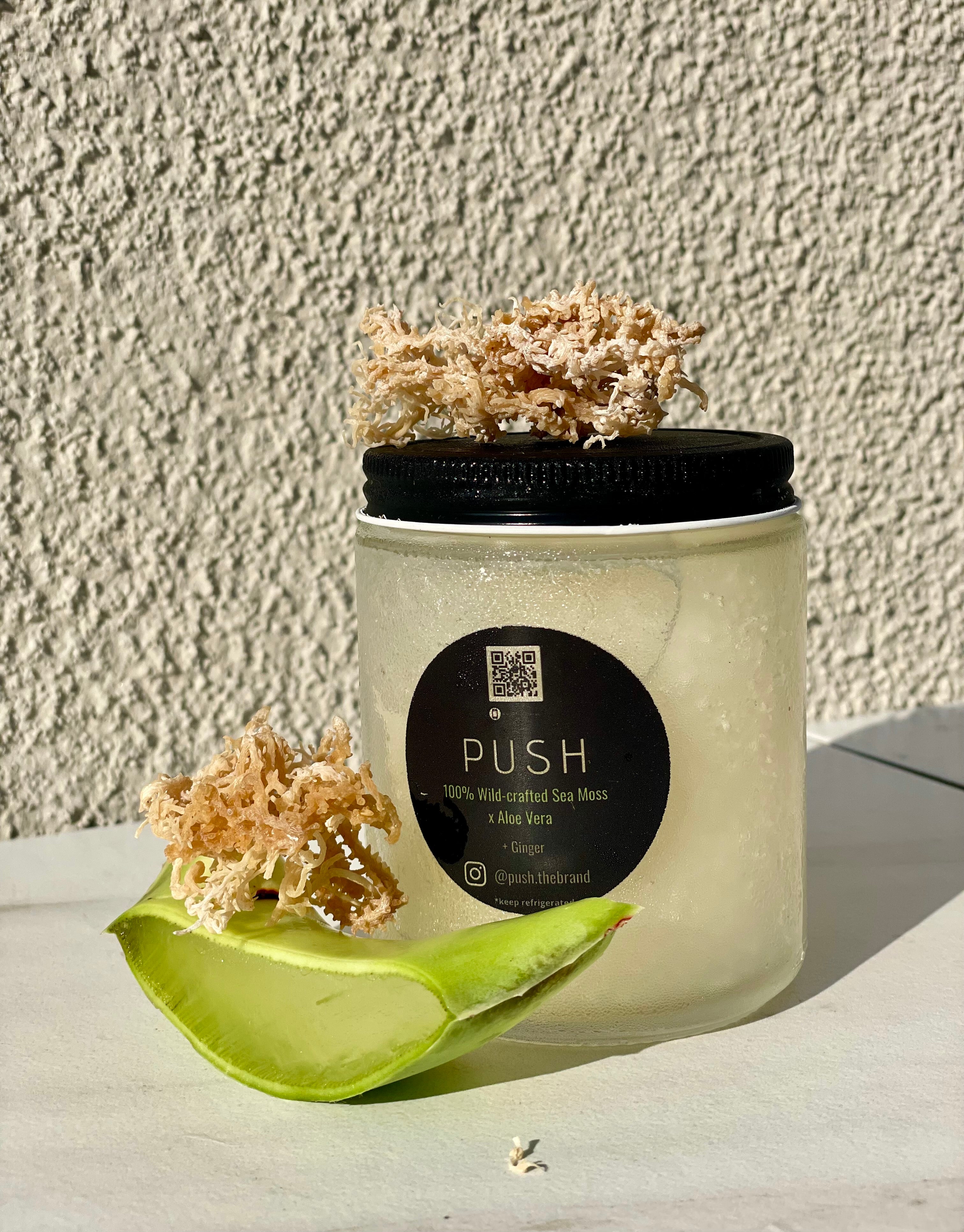 ボディ・フェイスケア moss 8oz Gold Sea Moss x Aloe Vera & Ginger – PUSH