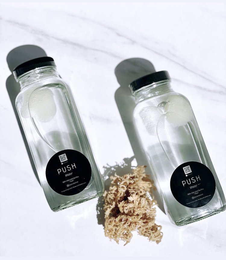 PUSH Sea Moss Water | Glass Bottle 6Pk. ™